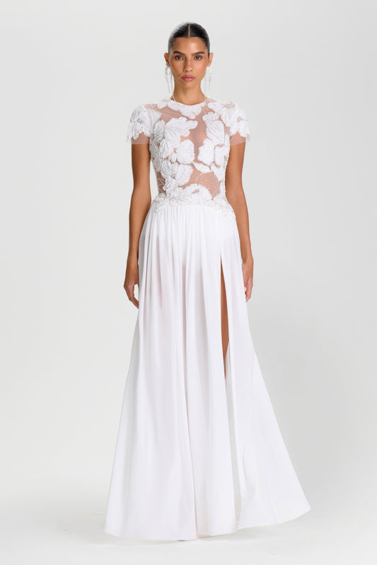 White Dresses | White Designer Dress | NADINE MERABI | NADINE MERABI White Dresses | White Designer Dress | NADINE MERABI | NADINE MERABI