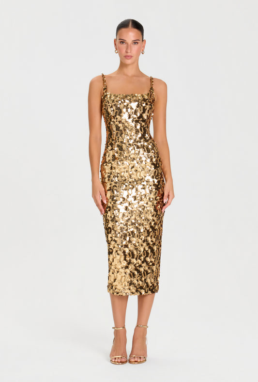 Robe Dorée Tamara
