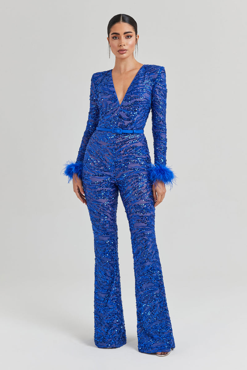 Tia Blue Jumpsuit