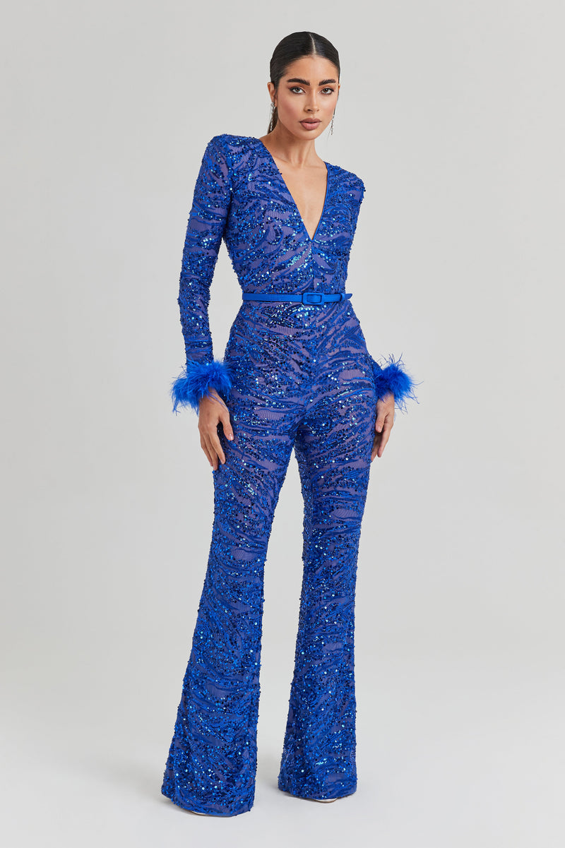 Tia Blue Jumpsuit