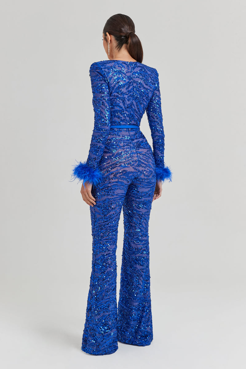 Tia Blue Jumpsuit