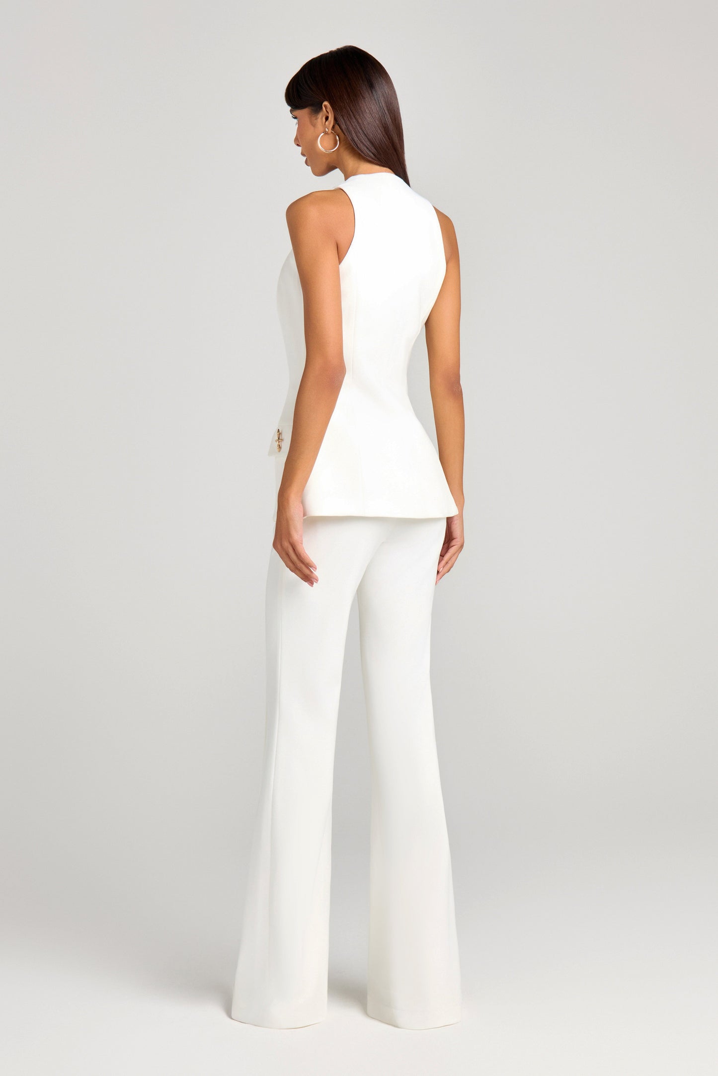 NADINE MERABI Tops Zoe White Waistcoat