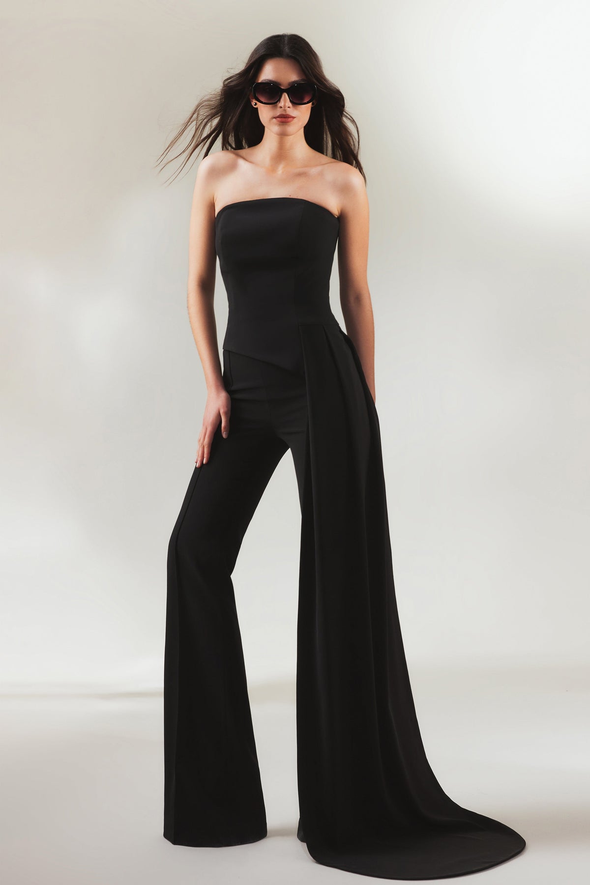 NADINE MERABI Tops Faye Black Top