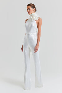 Cecille White Jumpsuit