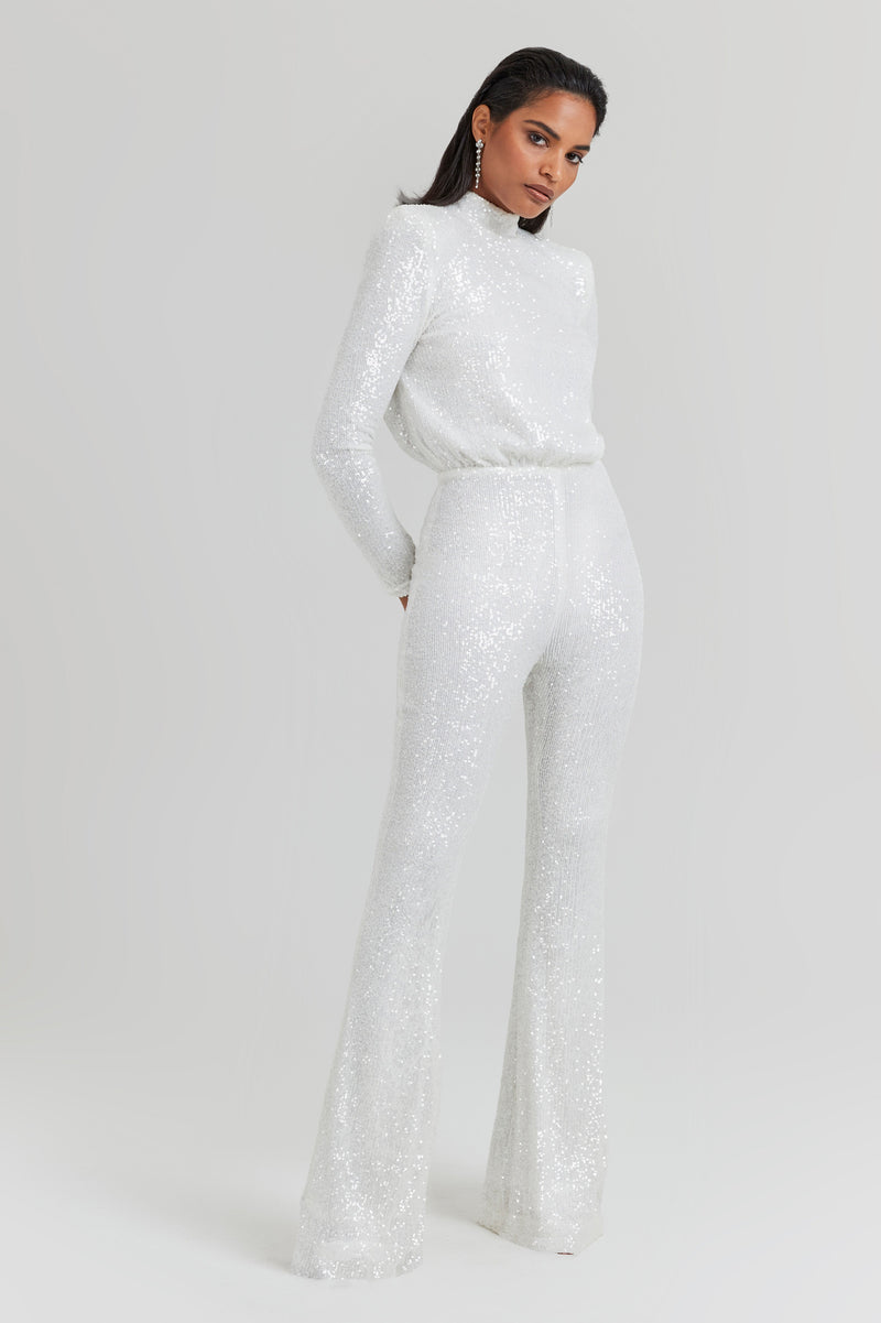 Heidi White Jumpsuit