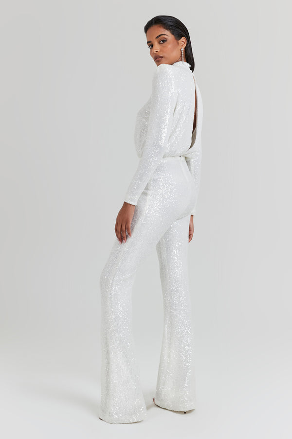 Heidi White Jumpsuit