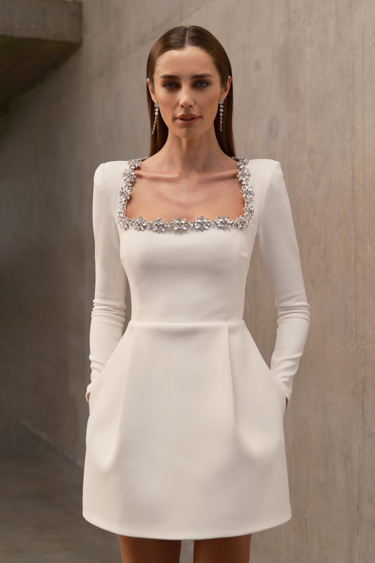 NADINE MERABI Dresses Kimberly White Dress