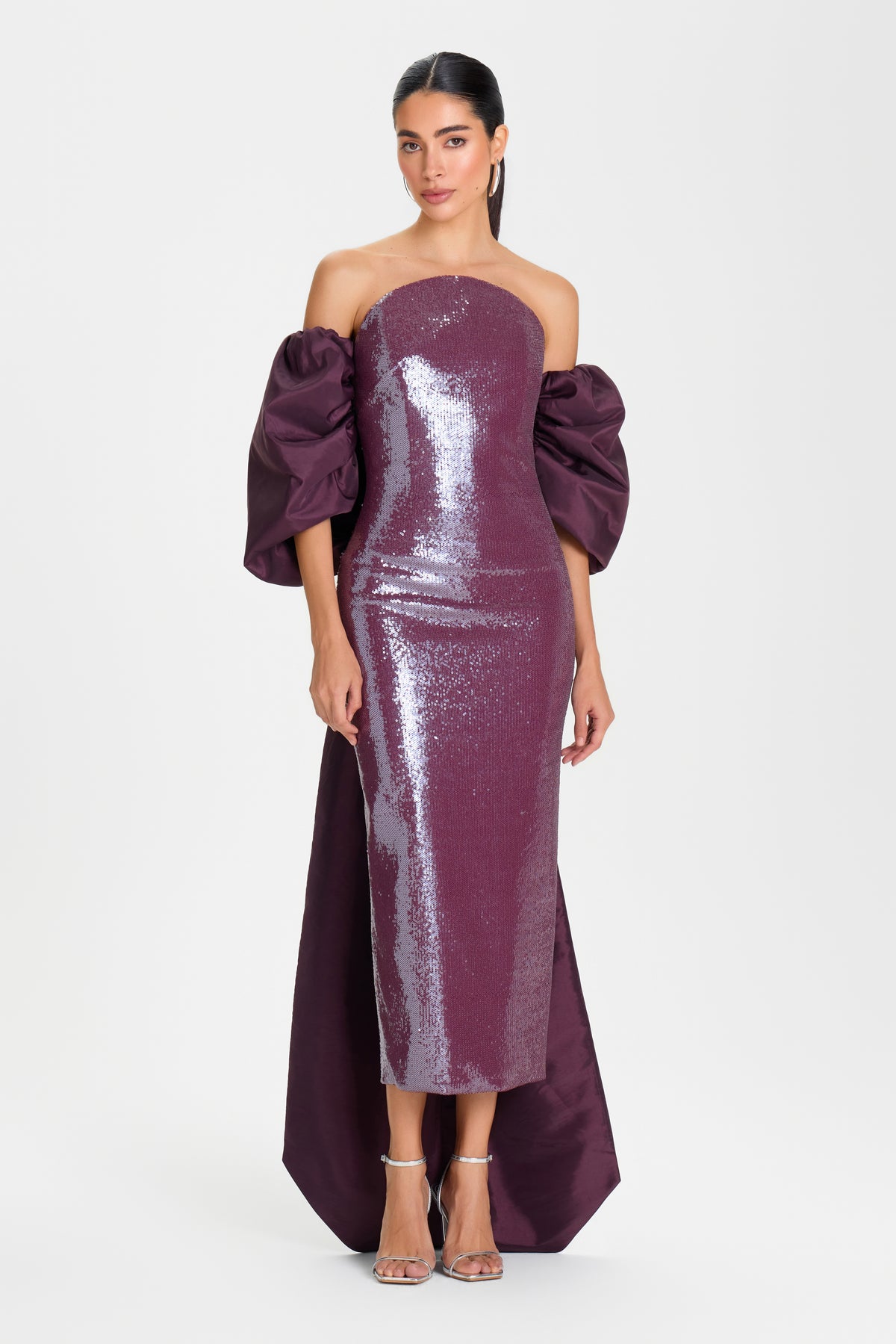 Layla Bordeaux Kleid