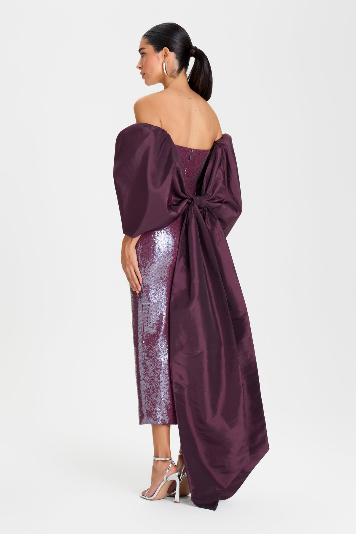 Layla Bordeaux Kleid