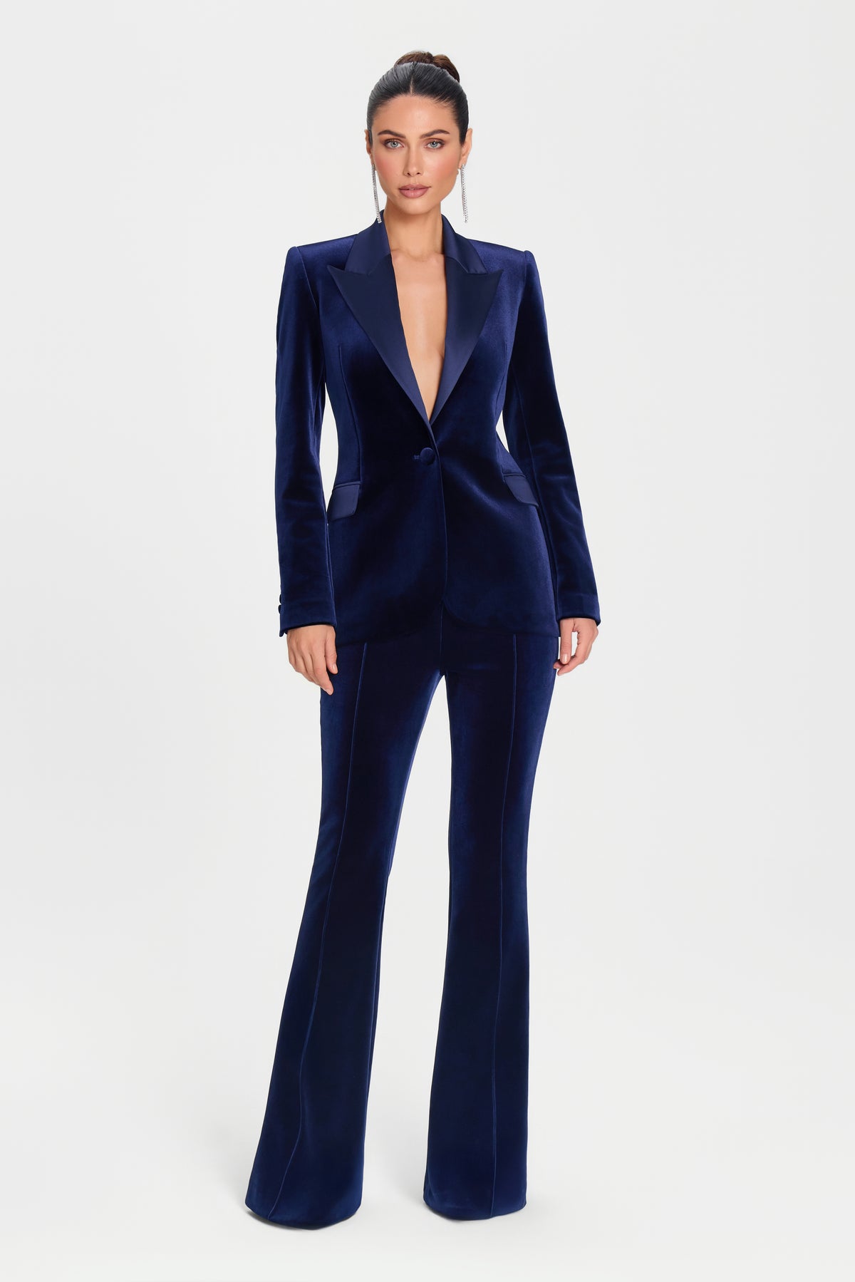 Beatrice Navy Trousers