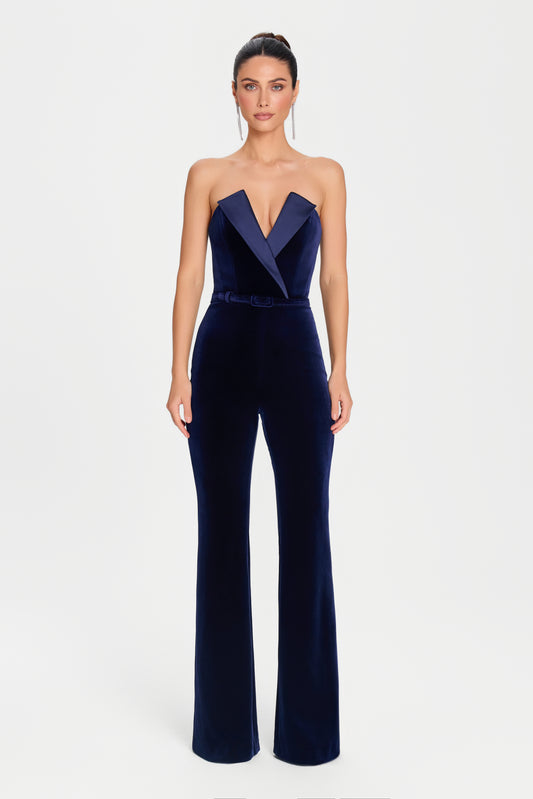 VIVIANNE NAVY JUMPSUIT