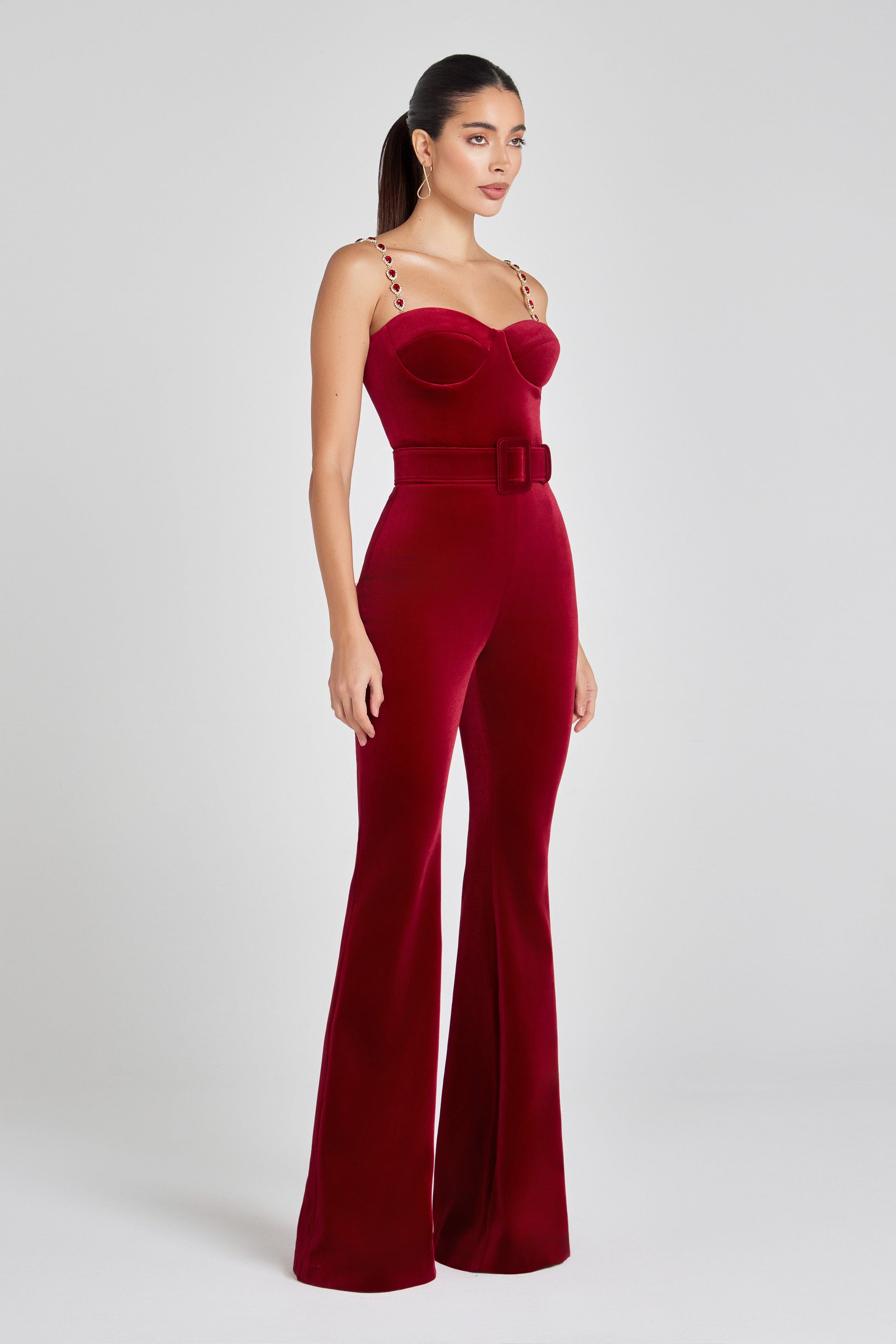 NADINE MERABI Jumpsuits Harley Red Jumpsuit