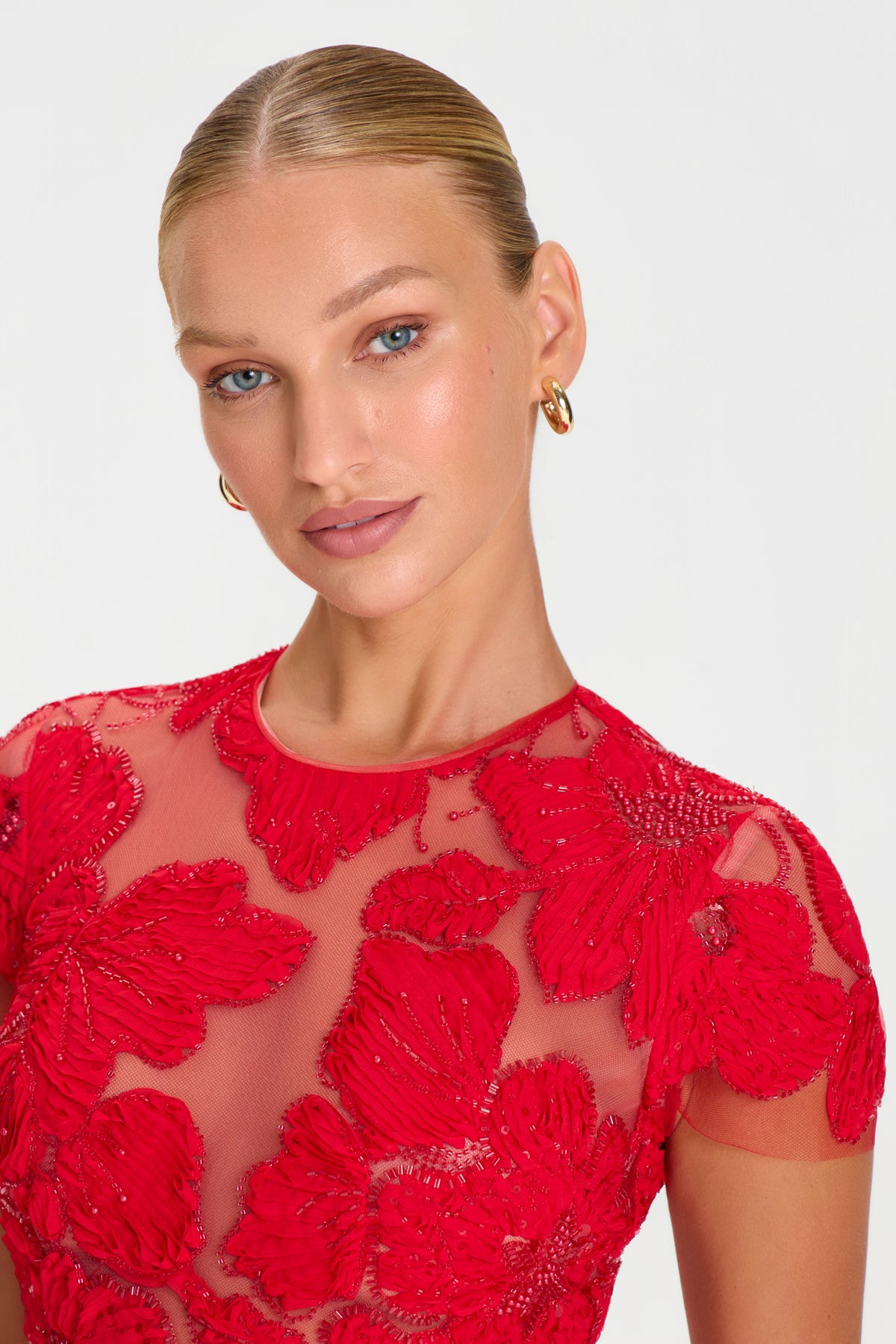 Gabrielle Rotes Kleid
