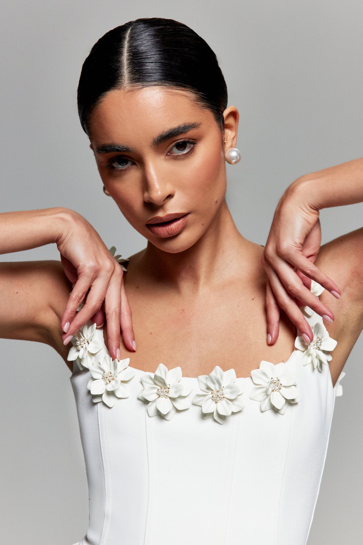 NADINE MERABI Dresses Cindy White Dress