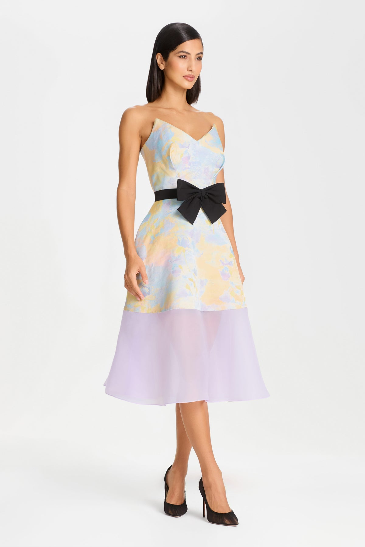 MIDI Dresses ELOISE LILAC DRESS
