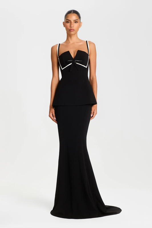 Jupe longue noire Carolina