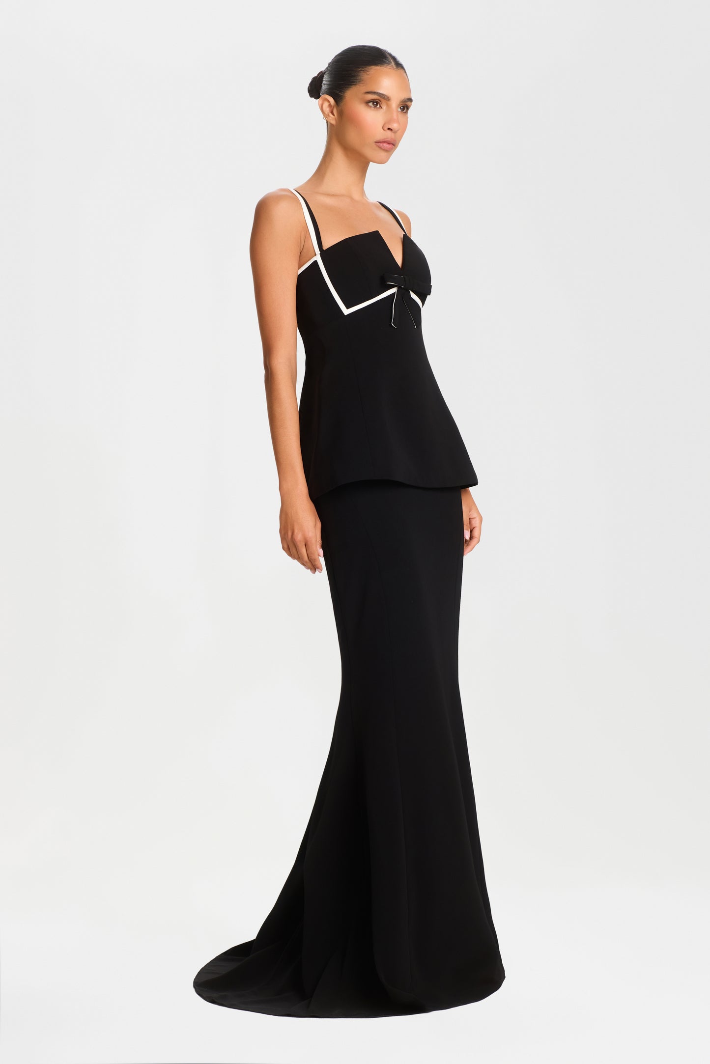 Jupe longue noire Carolina