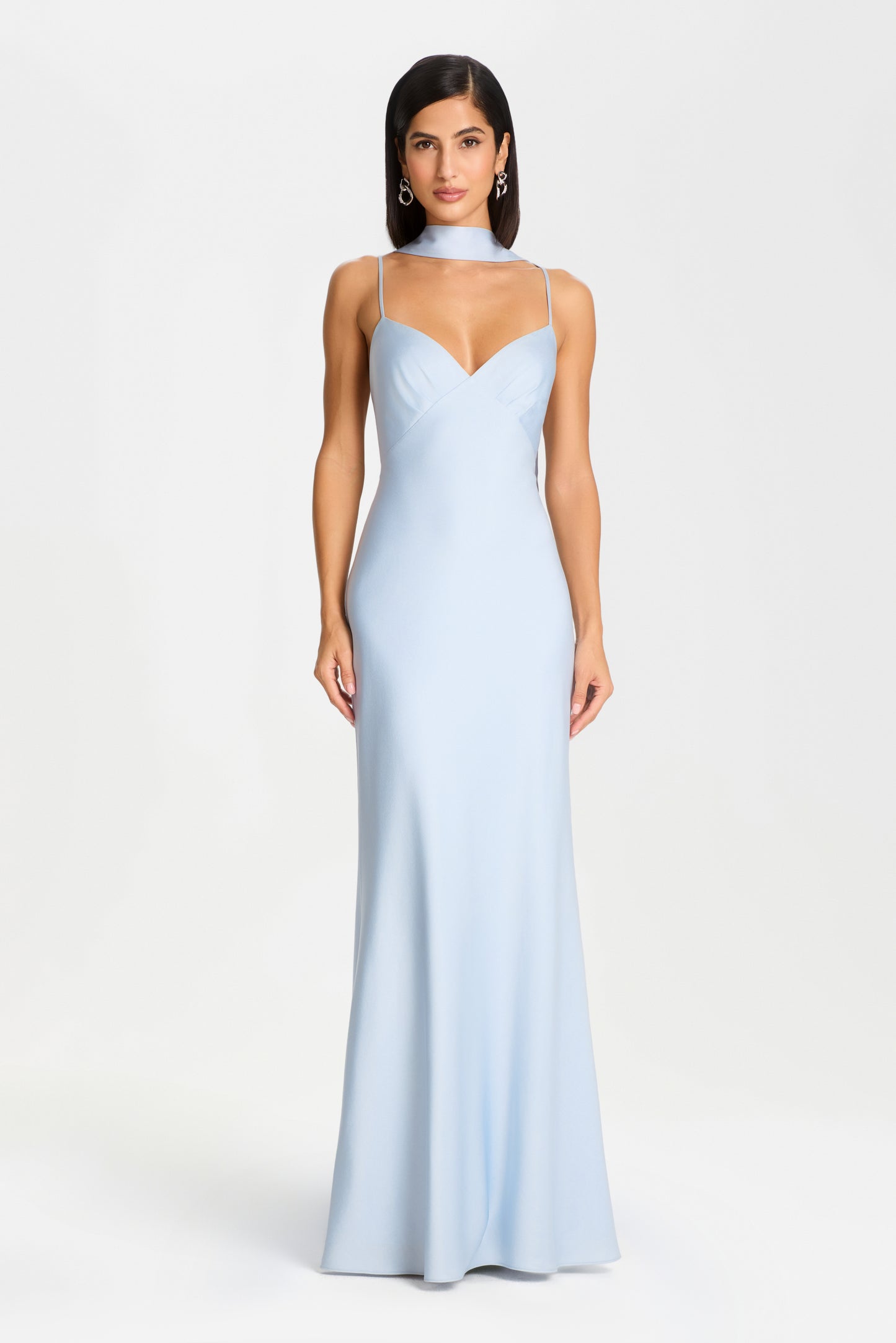 Leanna blaues Kleid