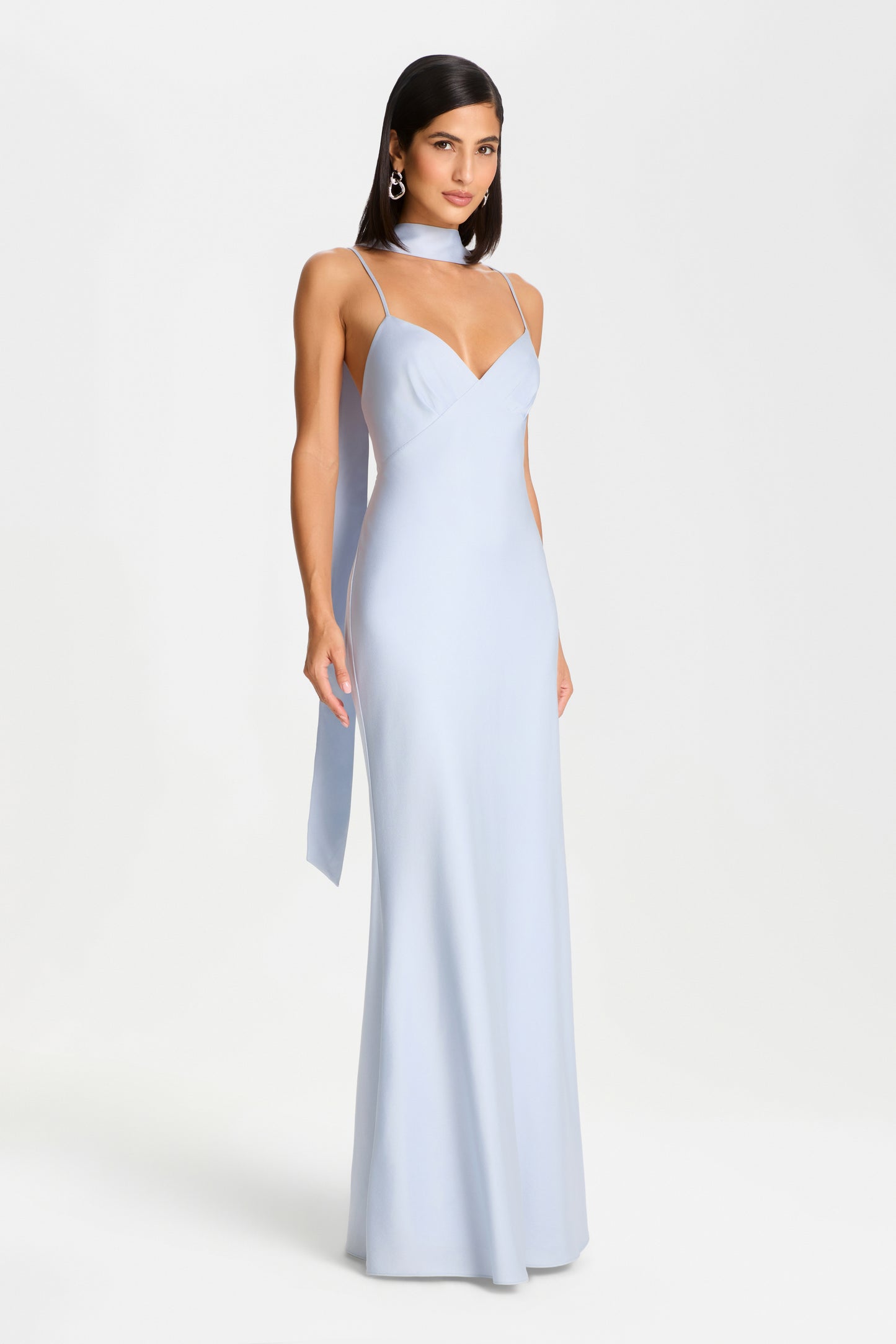 Leanna blaues Kleid