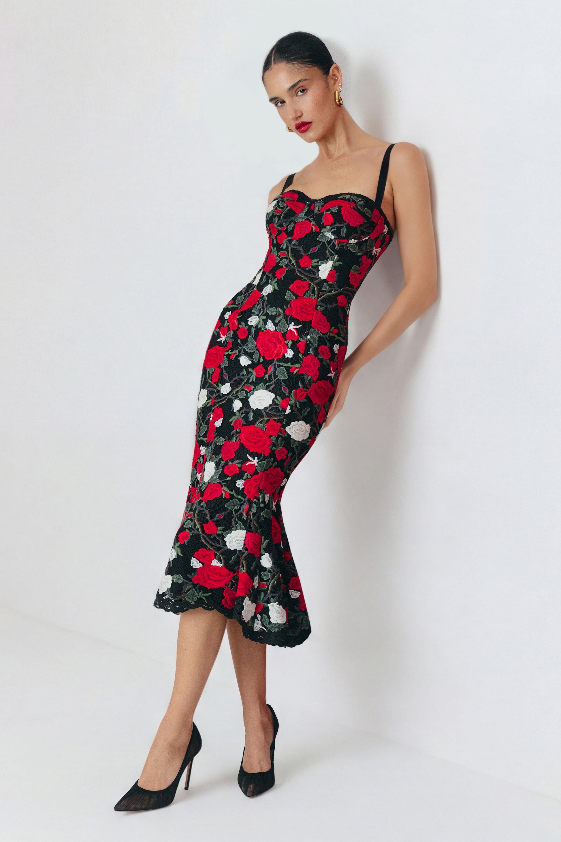 MIDI Dresses Lorena Floral Dress