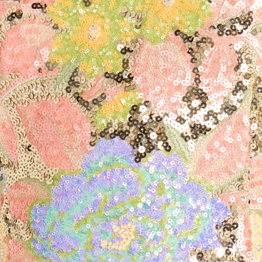 Florale Pailletten
