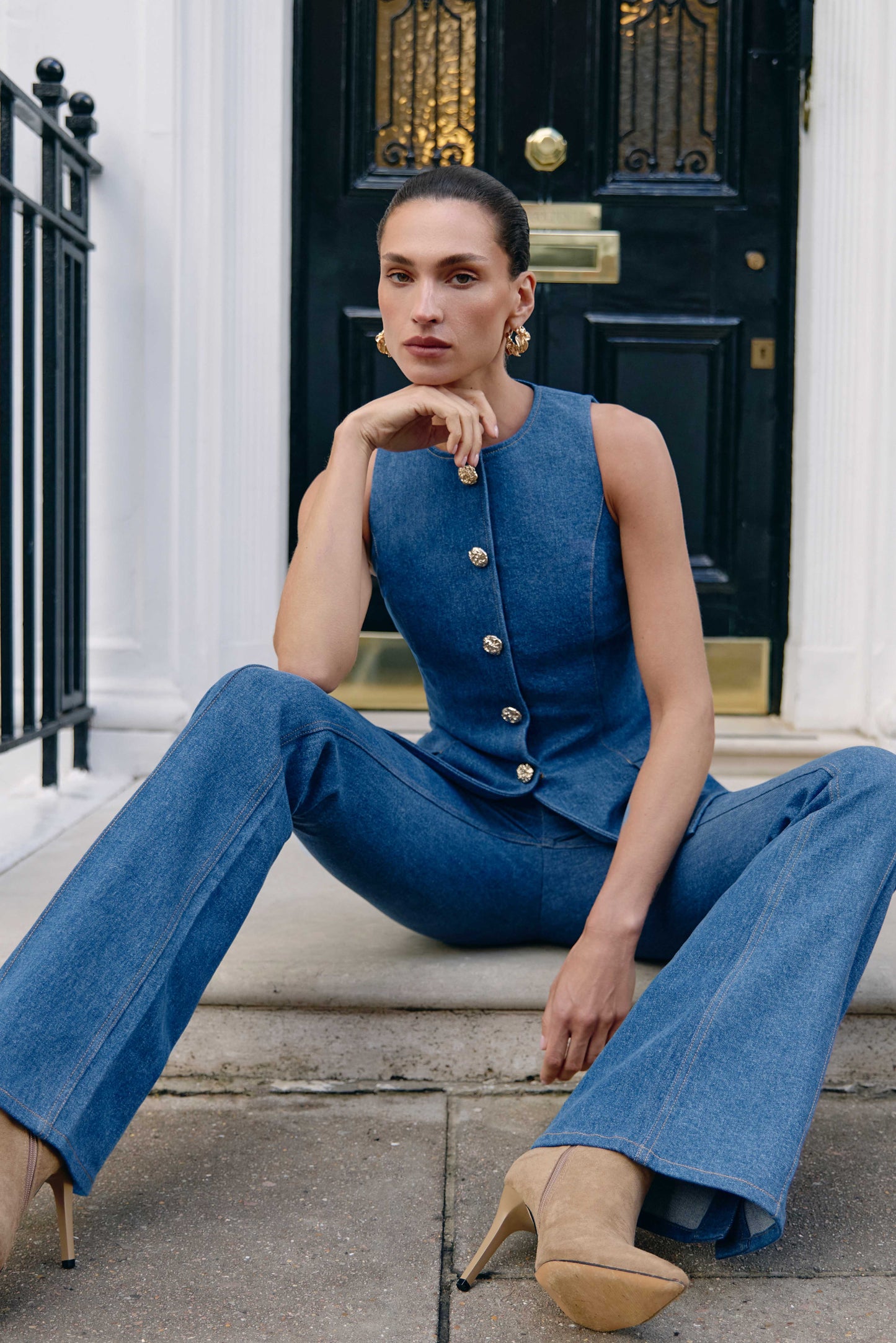 Nicole Denim Weste