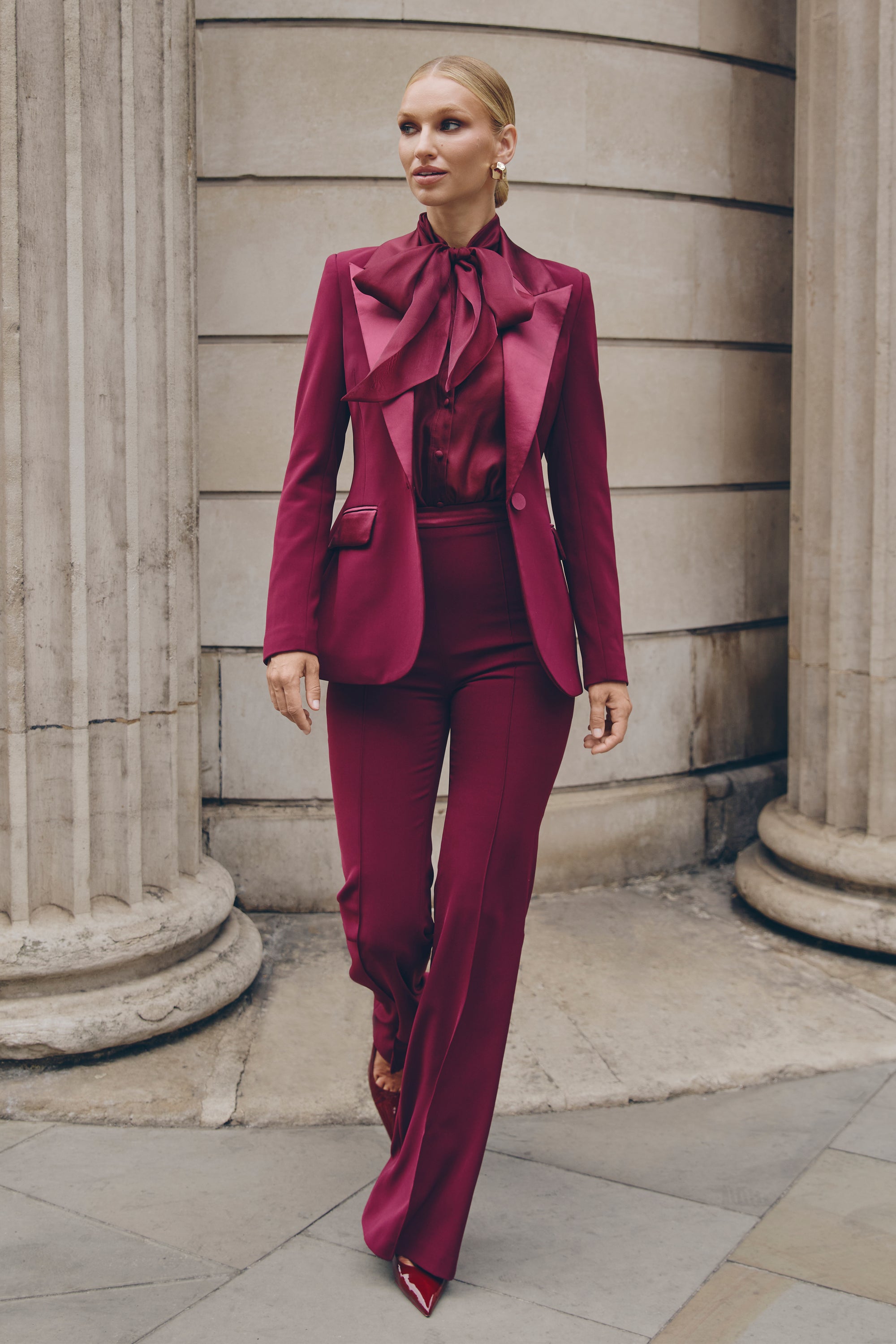 Naomi Burgundy Bodysuit