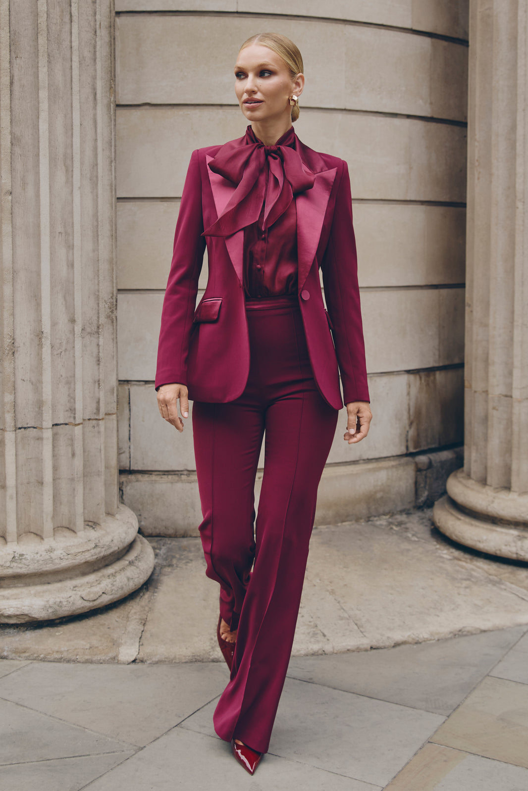 Naomi Burgundy Bodysuit