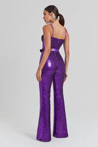 Sabrina Purple Jumpsuit