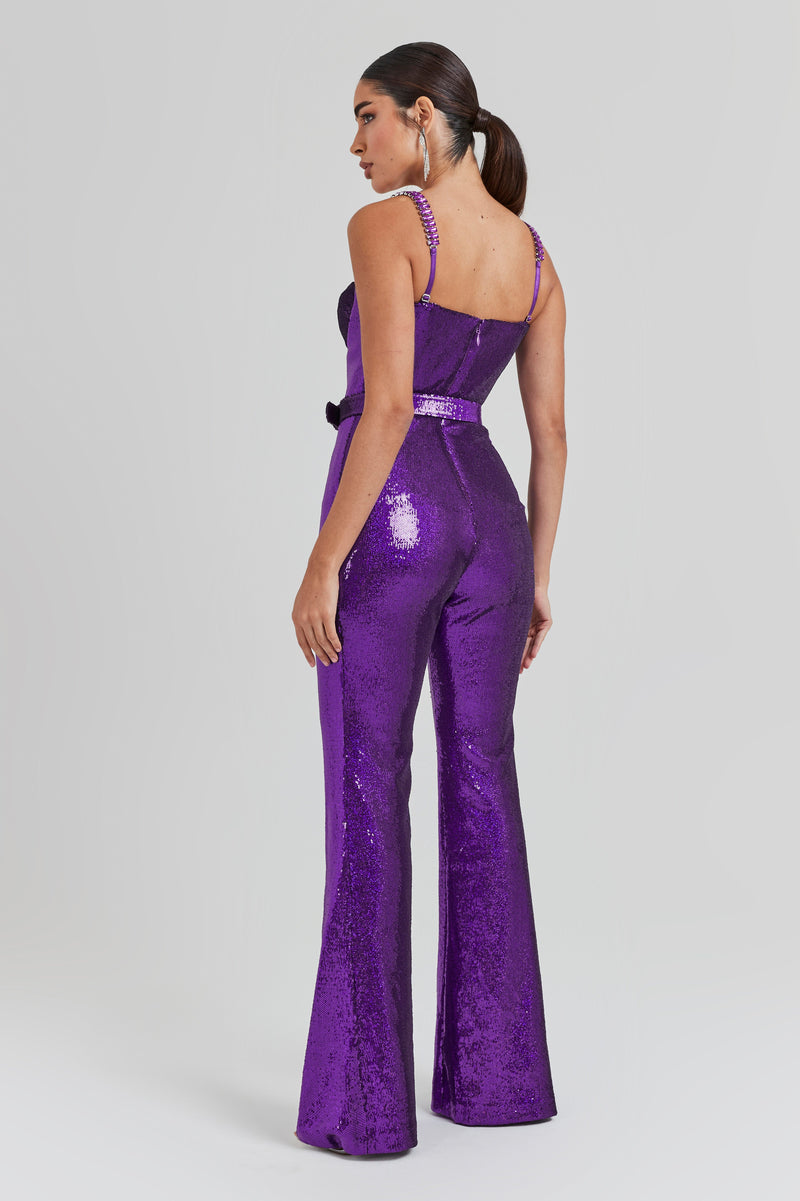 Sabrina Purple Jumpsuit
