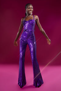 Sabrina Purple Jumpsuit