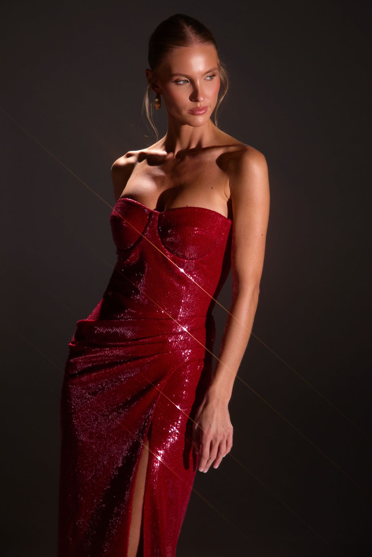 Serena Red Dress