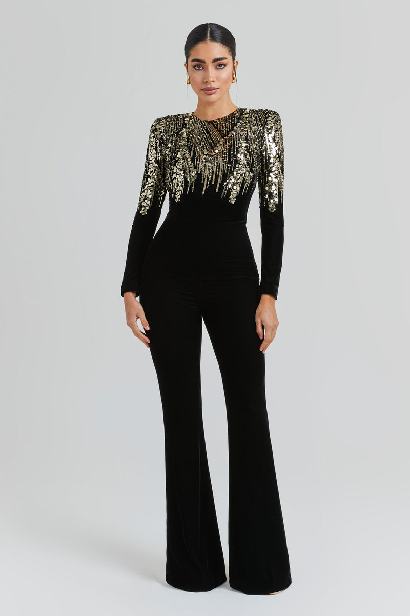 PREORDER: Katarina Black Jumpsuit