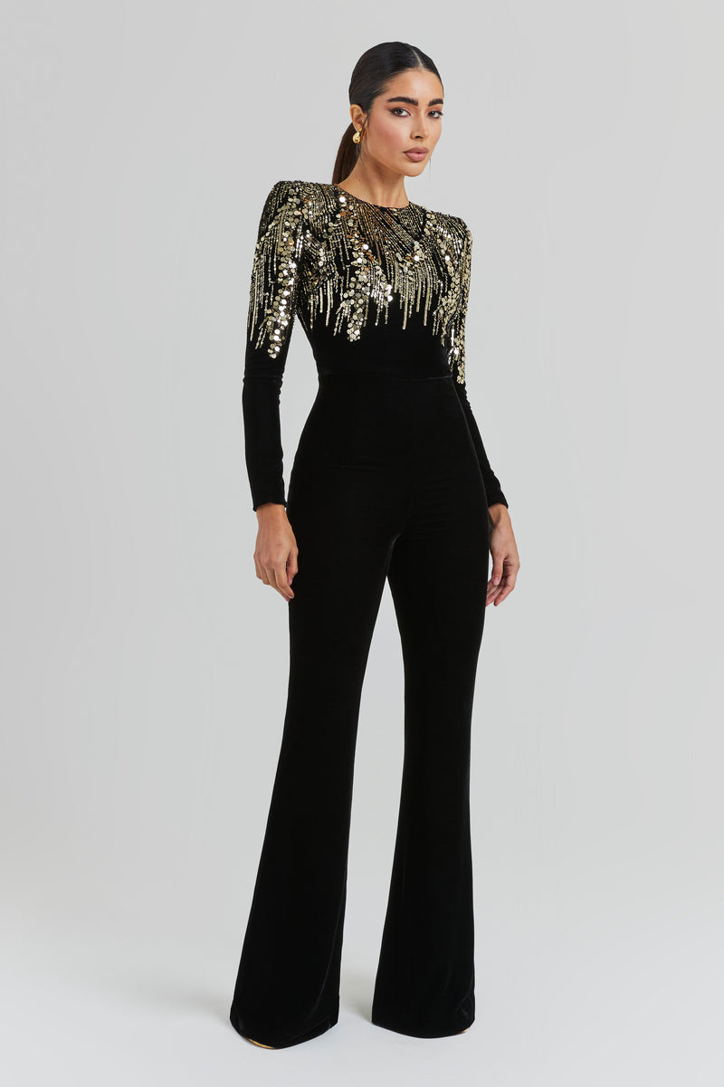 PREORDER: Katarina Black Jumpsuit