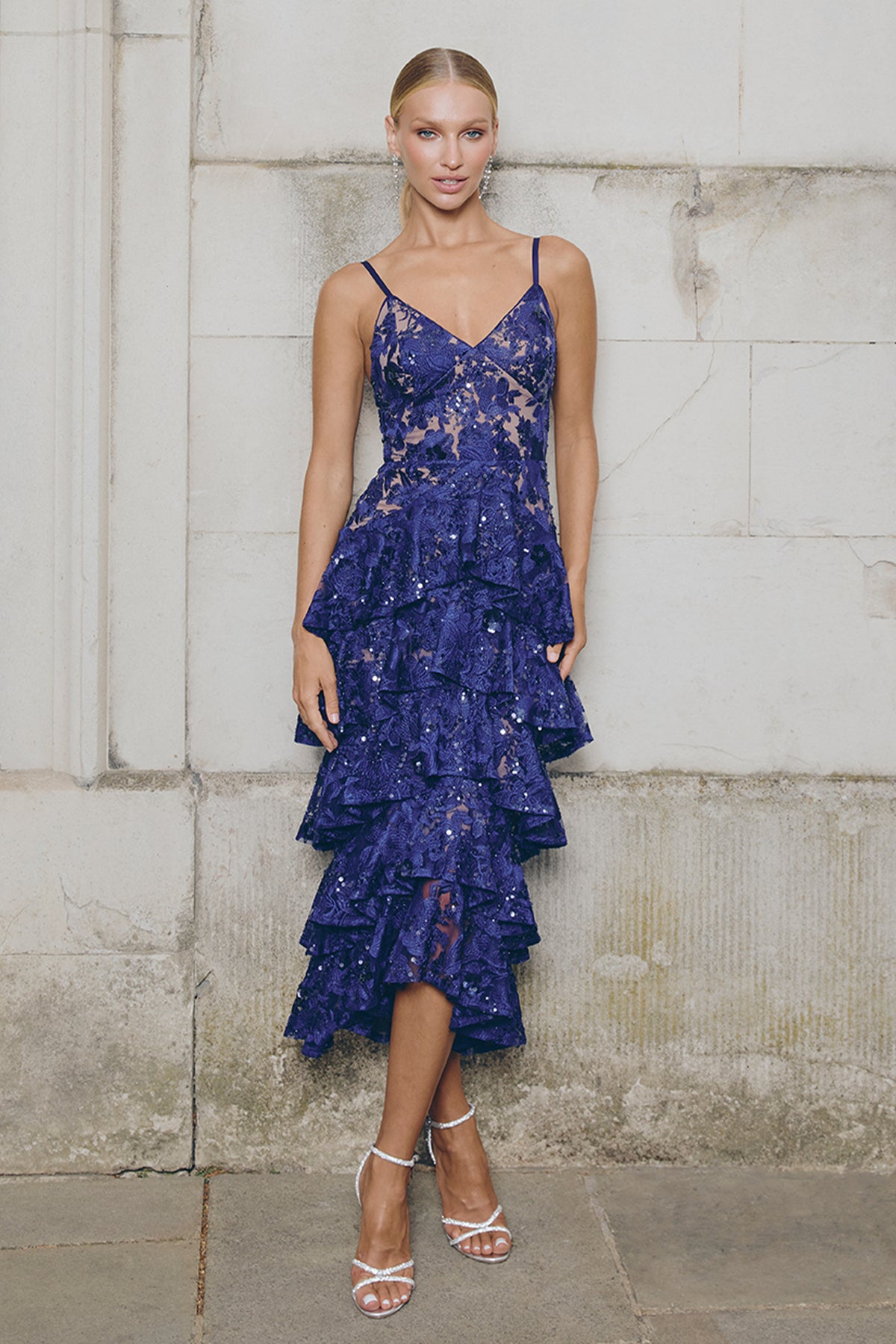 SAFFRON NAVY DRESS